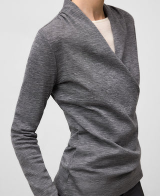 Camiseta Manga Larga Cruzada de Lana