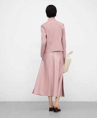 Chaqueta Biker Cuello Alto de Antelina