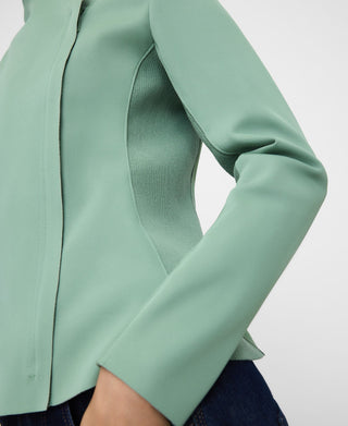 Chaqueta Biker Cuello Alto de Antelina