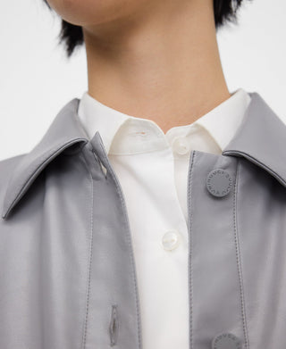 Chaqueta Bomber Efecto Piel