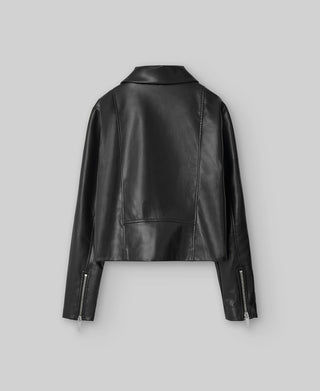 Chaqueta Biker Cuello Solapa