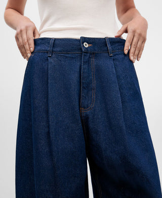 Jeans Ancho con Pinzas