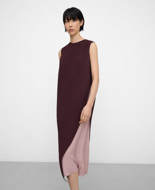 Vestido con Pieza Superpuesta de Crinkle