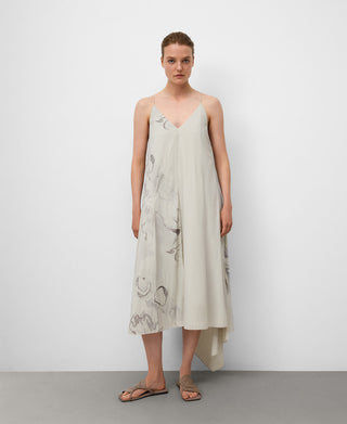 Vestido de Tirantes con Detalle Plisado