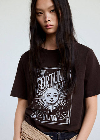 Camiseta Manga Corta con Gráfico
