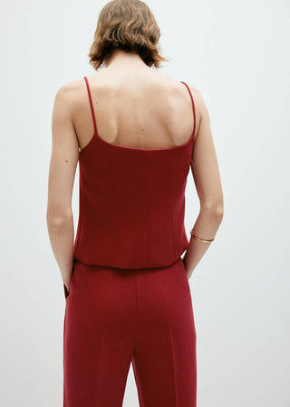 Camiseta Ajustada de Tirantes