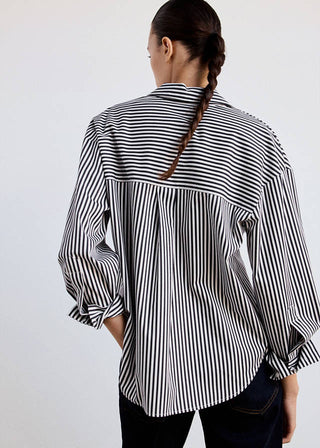 Camisa Manga Larga Estampado Rayas
