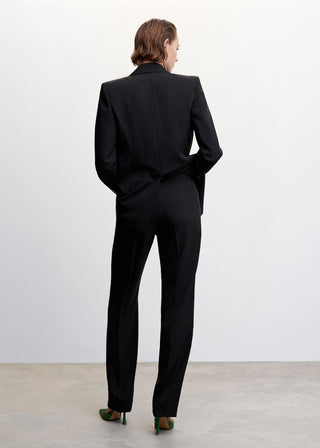 Pantalón Recto con Bolsillos