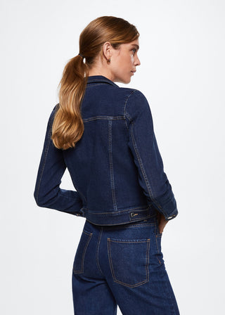 Chaqueta Denim con Detalle de Botones