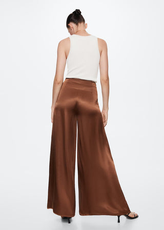 Pantalón Satinado Talle Alto