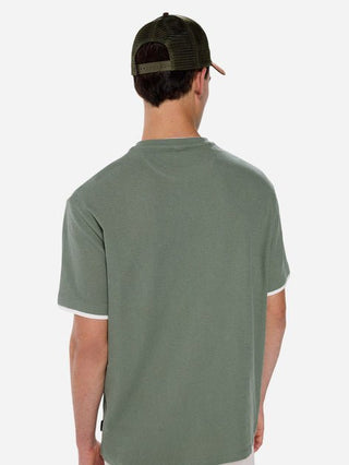 Camiseta Manga Corta Cuello con Contraste