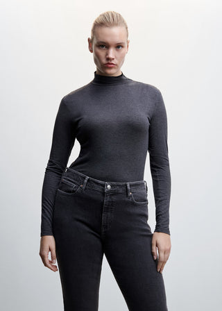 Jeans Skinny Talle Alto con Bolsillos