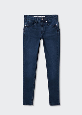 Jeans Skinny Talle Bajo con Bolsillos