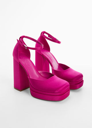 Zapato Satinado de Plataforma