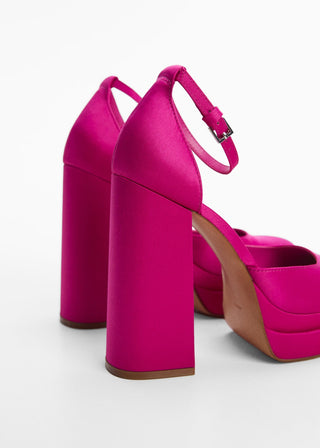 Zapato Satinado de Plataforma