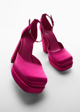 Zapato Satinado de Plataforma