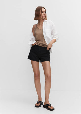 Blusa de Tirantes Finos de Lino