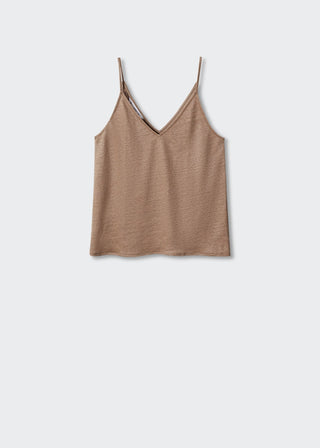 Blusa de Tirantes Finos de Lino