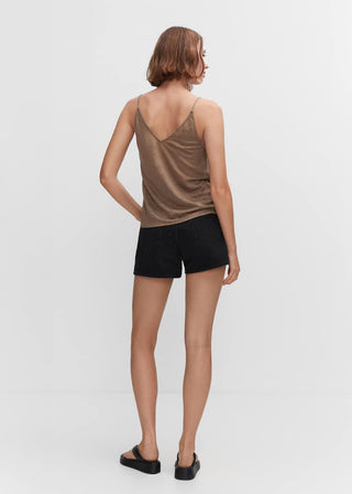 Blusa de Tirantes Finos de Lino