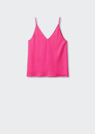 Blusa de Tirantes Finos de Lino