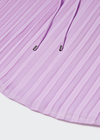 Blusa Manga Larga Efecto Plisado