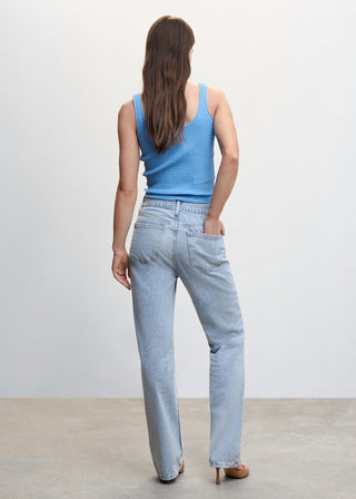 Blusa de Tirantes con Detalle de Volante