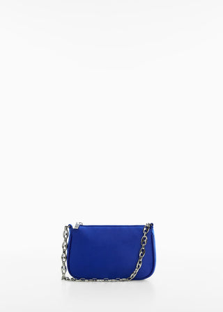 Bolso Satinado con Asa de Cadena