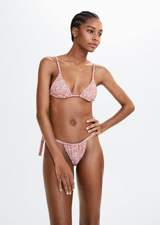 Sujetador de Traje de Baño Estampado Floral