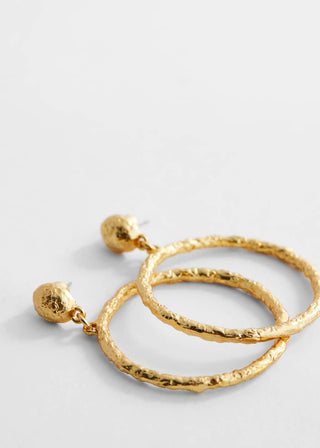 Aretes Grandes Texturizados