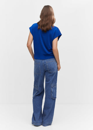 Camiseta sin Mangas con Detalle Nudo