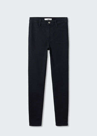 Jeans Skinny Talle Alto con Bolsillos