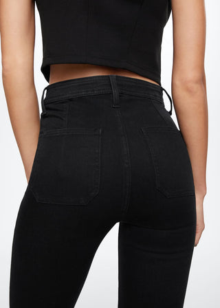 Jeans Skinny Talle Alto con Bolsillos