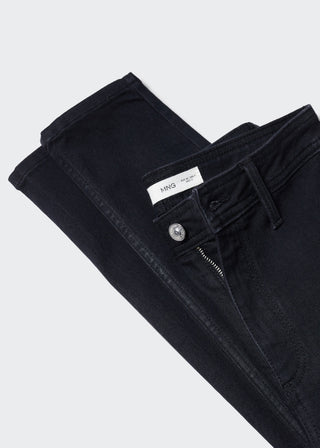 Jeans Skinny Talle Alto con Bolsillos