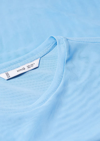 Camiseta Manga Corta Transparente