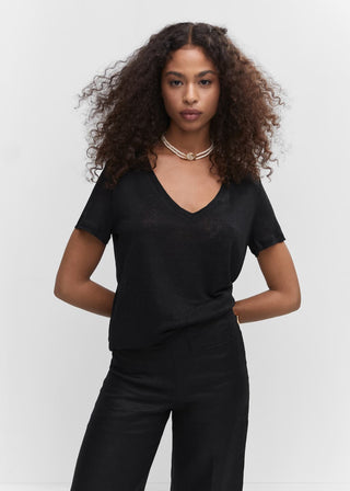 Camiseta Manga Corta de Lino