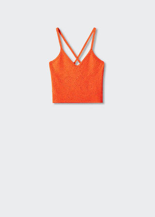 Blusa de Tirantes con Espalda Cruzada