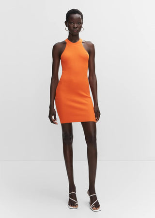 Vestido Corto Cuello Halter