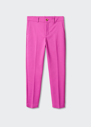 Pantalón Crop Talle Medio con Bolsillos