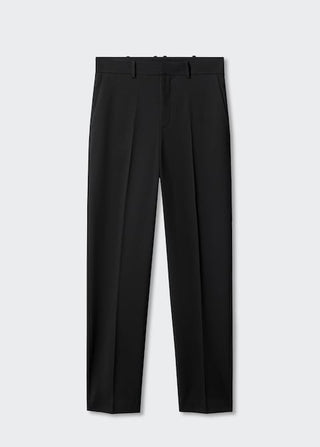 Pantalón Recto Traje Negro