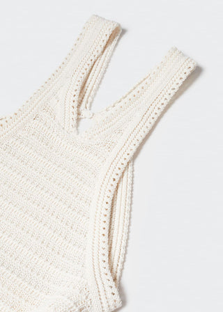 Vestido Cuello Halter con Espalda Cruzada