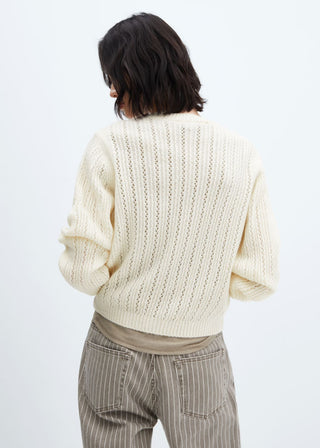 Sudadera Cuello Redondo Detalle Calado