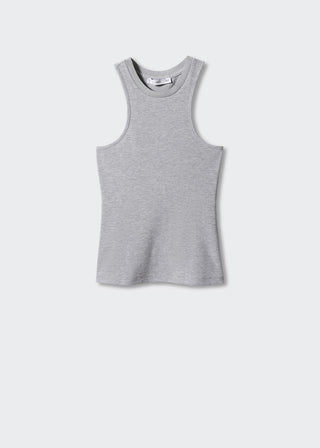 Blusa Cuello Halter de Canalé