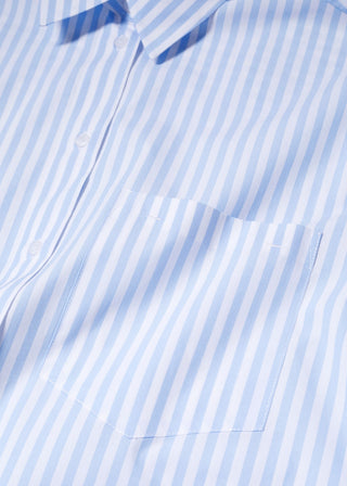 Camisa Manga Larga con Estampado de Rayas