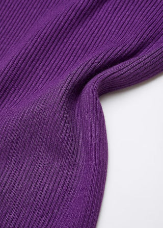 Sudadera Canalé Espalda Escotada Morado