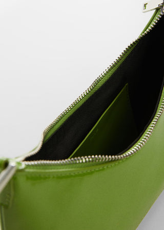 Bolso de Hombro Efecto Satinado