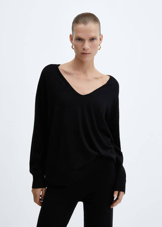 Jersey Cuello Pico, Negro