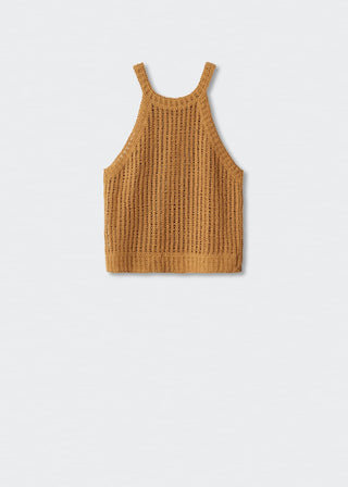 Blusa Cuello Halter de Punto