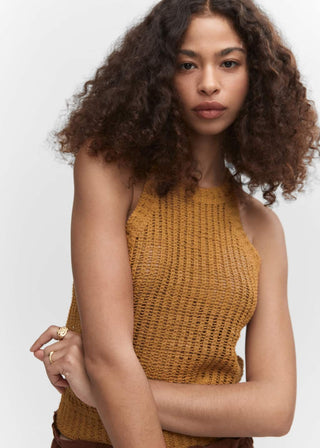 Blusa Cuello Halter de Punto