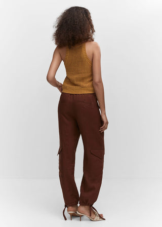 Blusa Cuello Halter de Punto