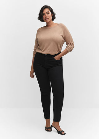 Jeans Skinny Talle Alto con Bolsillos